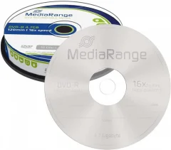 Dvd-r mediarange 4,7gb 1/10 tortica