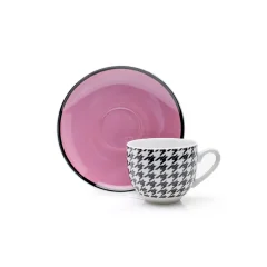 Set 6kos skodelice za črno kavo-espresso 100ml Coco / porcelan