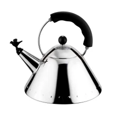 Alessi čajnik Bird 9093 / 2l / črn ročaj / indukcija / inox