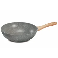 Vok Stone Cook 28cm / 1 ročaj / indukcija / aluminij, prevleka proti prijemanju