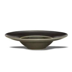 Krožnik pasta bowl Ekate 29cm / okrogel / sivo-rjav / porcelan