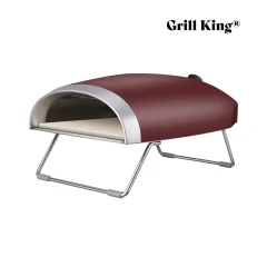 GRILL KING Grill King Pizzaiolo Light 12 plinska pizza pečica + plinski regulator s cevjo, rdeča