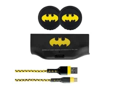 FRTEC - polnjenje in predvajanje Batmana, združljivega z logotipom Xbox serije X/S + Grips, Batman, 1000 mAh polnilni akumulator + USB -C 3 M Colors Batman, DC, uradno licenciran