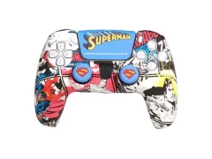 FRTEC - Uradna licenca po meri DC, silikon + Grips + nalepka touchpad, združljiva s PlayStation 5 (Superman)