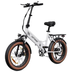 HITWAY BK20 E Bike Električno kolo 20" debelo zložljivo e-kolo, 250W/48V/10,4Ah baterija, 35-90km, terensko gorsko kolo s 7 prestavami, mestno e-kolo za moške in ženske,zložljivo električno