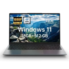 Prenosni Računalnik Alldocube GTbook 15 2Gen - Intel N95 Procesor 16GB+512GB 15.6" Zaslon Windows 11 Na Voljo je Francoska Španska Italijanska in Nemška Membrana Tipkovnice - Siva