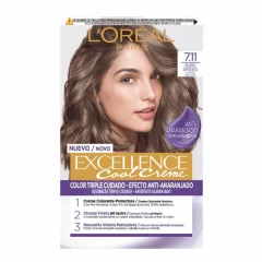 L'Oreal Excellence Cool Creme 7.11-Intense Ash Blonde Permanent Dye 192 ml