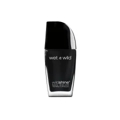 Lak za nohte Wet N Wild Wild Shine E485D črno krem