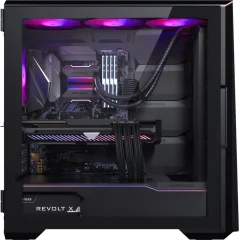 PHANTEKS ECLIPSE G500A TEMPERED GLASS D-RGB LED ATX črno ohišje