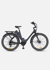 Engwe P275 ST STEP-THROUGH ELEKTRIČNO KOLO 250W 27,5" Ananda Mid-drive Motor City E-bike 19,2Ah Samsung baterija - črna