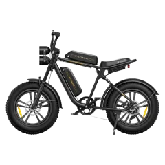 Engwe M20 Električno kolo za odrasle, 750 W, 48 V, 26 Ah, dvojna baterija, polno vzmetenje Fat Ebike - črna