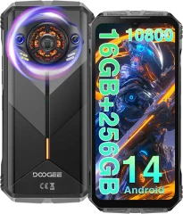 DOOGEE S Punk 16/256GB, zelena pametni robustni telefon Android 14, 10800mAh