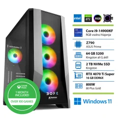 BOFX HYDRA 3 I9-14900K F 64GB 2TB RTX4070TIS+W11 gaming namizni računalnik