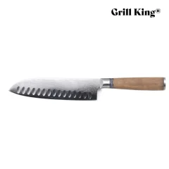 Grill King Damascus Santoku nož, 18 cm