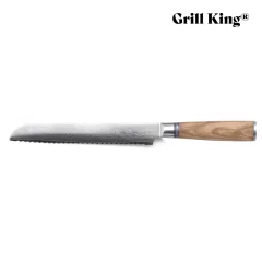 Grill King Damascus nož za kruh, 20,5 cm