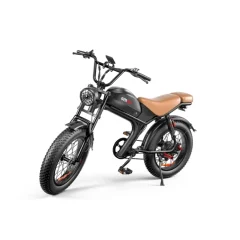 EMOKO C93 20" Fat Tire električno terensko kolo 1000w motor 48V 20Ah baterijsko motorno kolo - rjava