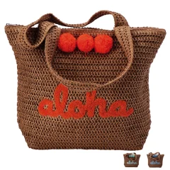 Torba za na plažo Aloha 46x14x38cm / več barv / papir, poliester