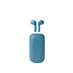 Lexon SOFTPOWER SPEAKERBUDS 2-v-1 True Wireless Slušalke in 3W Bluetooth zvočnik MODRE