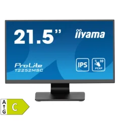 Monitor touch Iiyama 54,6 cm (21,5&quot;) T2252MSC-B2 1920x1080 POS IPS 2ms HDMI DisplayPort 2xUSB3.0 Zvočniki  7H ProLite 10 točkovni kapacitivni