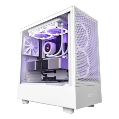 Ohišje iz belega kaljenega stekla Atx Nzxt H5 Flow