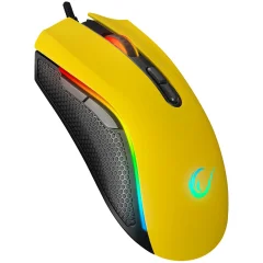 Rampage SMX-R44 Yellow 6400dpi RGB Osvetljena Gaming Miška z Makro Pro