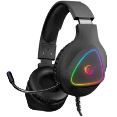 Rampage Slušalke z mikrofonom M7 MONCHER ČRNE z RGB USB 7.1