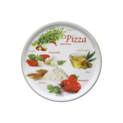 Pizza krožnik Napoli / 31cm / Foods zelen / 6kos