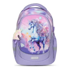 Ergonomski šolski nahrbtnik šolska torba Belmil Leisure Plus "Bright Rainbow Unicorn"