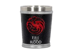 Nemesis Now Fire and Blood Igra prestolov, 12 cm črno steklo