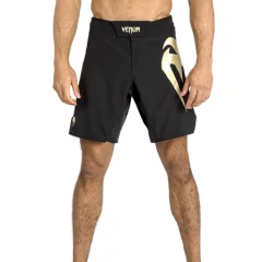 Venum Light 5.0 Fight Shorts, Black/Gold - XL