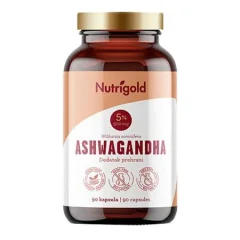 Nutrigold Ashwagandha 500 mg, 90 vegan kapsul