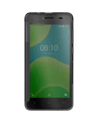 Wiko, Kov?ek za Wiko Y50 Enostaven model s prosojnim oknom, Prozorno ?rna