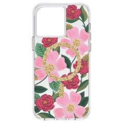 CASE MATE, Ohišje Magsafe za Apple Iphone 14 Pro MagSafe Floral Print Pink Garden Rifle Paper Ultra-lightweight, Ve?barvno