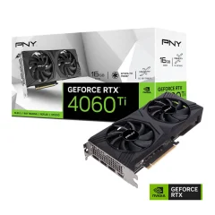 Grafična kartica nVidia RTX4060Ti PNY Verto Dual Fan Gaming - 16GB DDR6 (VCG4060T16DFXPB1)