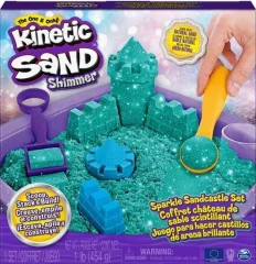 Kinetic Sand Shimmer - Set bleščečega peskovnika (zelena) (6061828)