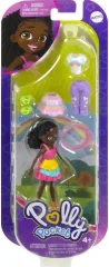 Mattel Polly Pocket - Poletna modna punčka temnopolta (HKV84)