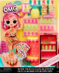 MGA L.O.L. Presenečenje!: O.M.G. Sweet Nails™ - lutka Pinky Pops Fruit Shop (503842-EUC)