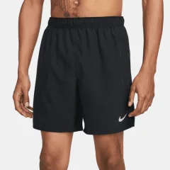 Nike Dri-FIT Challenger 7in Shorts, Black/Reflective Silver - L