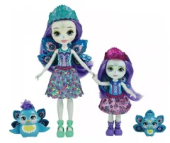 Mattel Enchantimals - Patter Peacock &amp; Flap Sisters (HCF83)