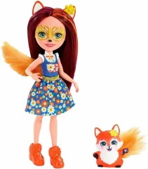 Mattel Enchantimals Mini punčka - Felicity Fox &amp; Flick (FXM71)