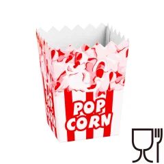 Kartonska škatla za PopCorn 7x11,5x9cm MALA 0,5L 100 kos.