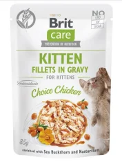 BRIT Care Cat Kitten Choice Pouch - mokra mačja hrana - 85 g