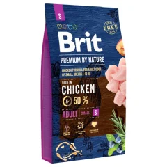 BRIT PREMIUM BY NATURE Adult S - suha hrana za pse malih pasem - 8 kg