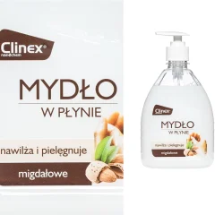 Vlažilno tekoče milo za roke z vonjem mandlja CLINEX Liquid Soap 500ML