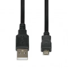 IBOX USB 2.0 A/B MICRO kabel 1,8M IKU2M18 (USB 2.0 tip A - USB 2.0 tip A; 1,8m; črn)