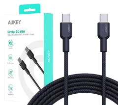 AUKEY CB-NCC2 USB-C QC PD KABEL 1,8M 3A 60W NAJLON