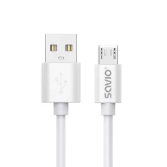 SAVIO USB-A - MIKRO USB KABEL, 3 M, BEL, CL-167