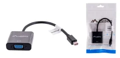 Adaptador Lanberg Minidisplayport Macho/VGA Hembra 20cm Negro