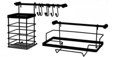 KUHINJSKI OBROČ 10 ELEMENT. METLEX MX-4540 črna