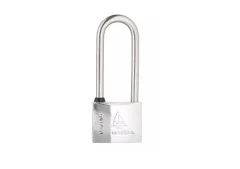 Nerjaveče padlock chrome 40 mm dolg trak / mornariški klub